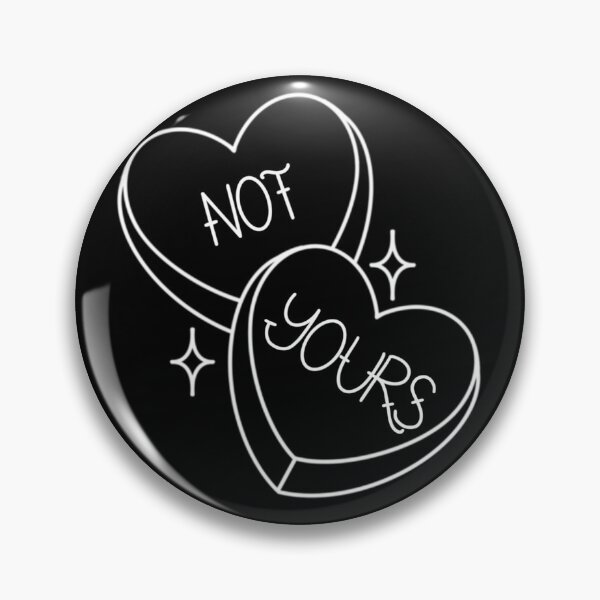 Item preview, Not Yours Conversation Candy Hearts designed and sold by spottedhound.