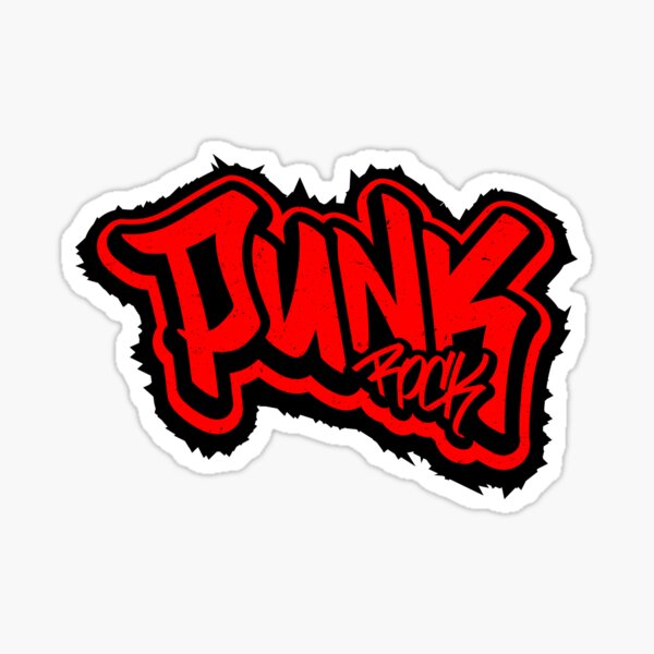 PUNK ROCK™ Red Version Sticker