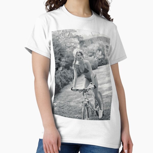 Item preview, KATE MOSS FASHION PHOTOGRAPHY 90s Black and white Editorial bicycle designed and sold by HoneymoonHotel.