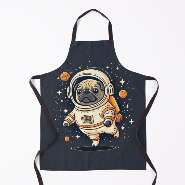 Item preview, Pug Dog Astronaut in Space designed and sold by SynthOasis.