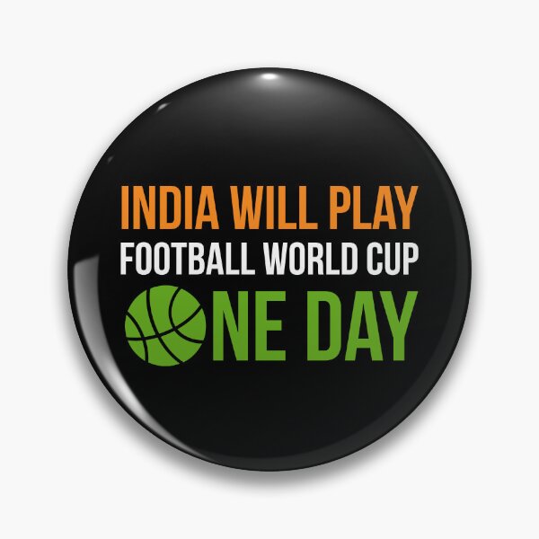 Item preview, India Will Play Football World Cup One Day Trending Fan Board  designed and sold by SereneSouls.