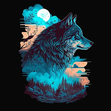 Artwork thumbnail, Wolf #1 by Viktor Surzhko
