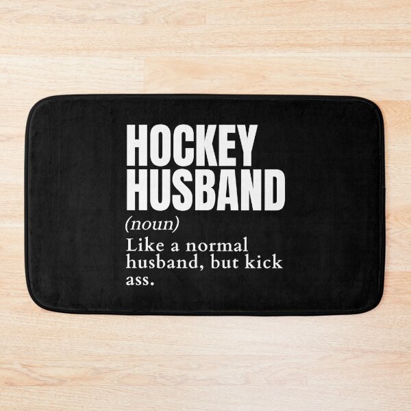 Item preview, Funny Kick Ass Hockey Husband Definition designed and sold by LaughingHorseCo.