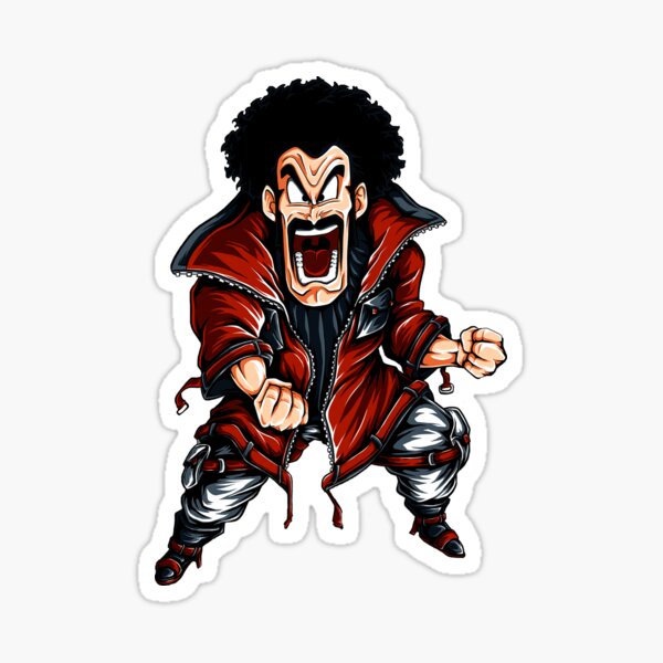 Mr. Satan Sticker by MadeByBonilla