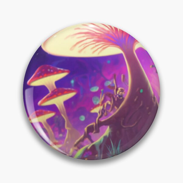 Item preview, Pastel Whimsical Magic Mushroom Forest  designed and sold by The Oracle of Surrealism Sublime Consciousness.