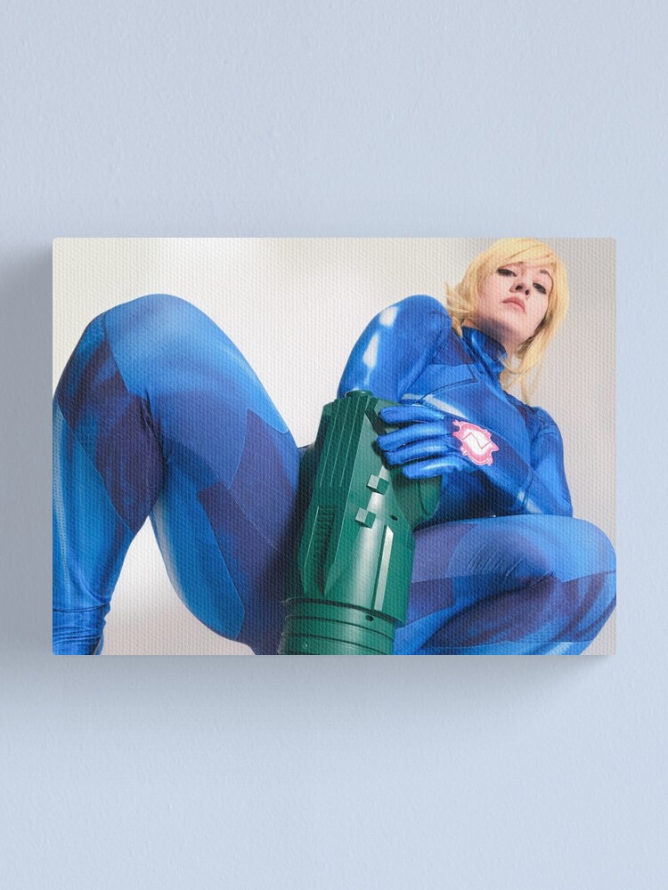 Zero Suit Samus Cosplay" Canvas Print for Sale by silvadorkable | Redbubble