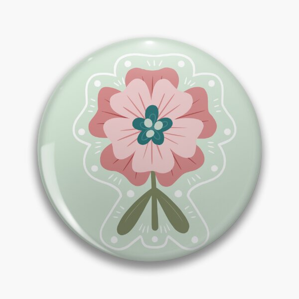 Item preview, Modern Pink and Mint Flower Design designed and sold by PaperRain.