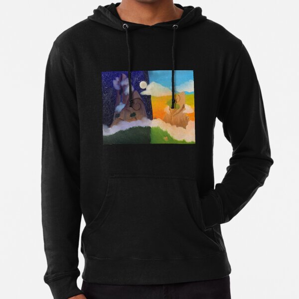 Night and day / dusk and dawn Lightweight Hoodie