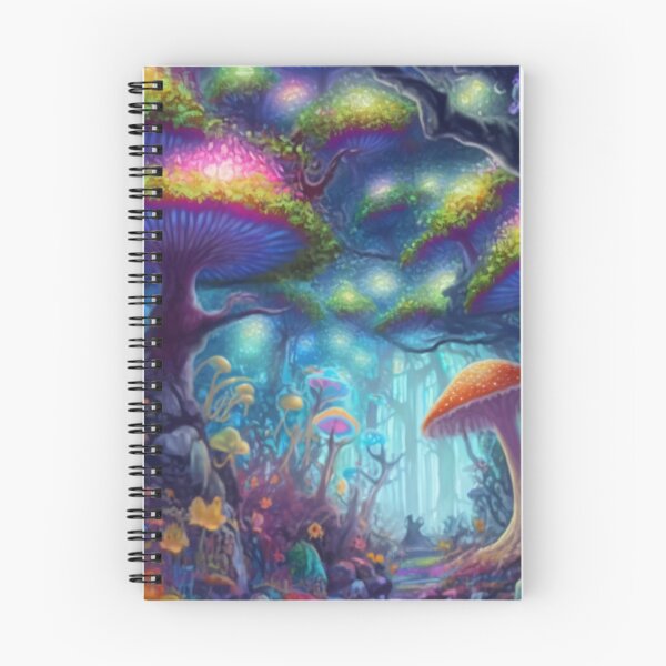 Item preview, Pastel Whimsical Magic Mushroom Forest  designed and sold by The Oracle of Surrealism Sublime Consciousness.
