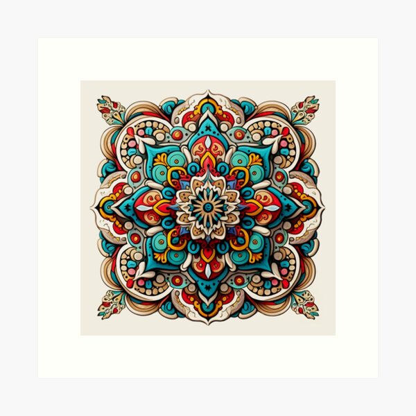 Item preview, Colorful Portuguese Tile designed and sold by artecomia.