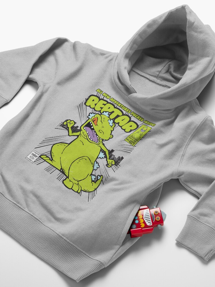 Thumbnail 4 of 5, Toddler Pullover Hoodie, Reptar Comic Book designed and sold by ToastMonsters.