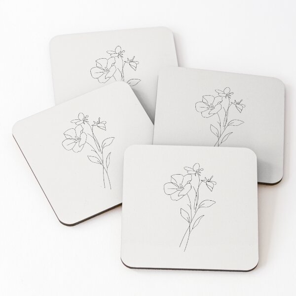 Item preview, Minimal Bunch of Flowers Digtial Art | Branch Nature Line Art Printable Download | Hand drawn Bouquet Poster | Cards | Pens and Pixels designed and sold by Pens and Pixels.