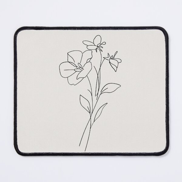 Item preview, Minimal Bunch of Flowers Digtial Art | Branch Nature Line Art Printable Download | Hand drawn Bouquet Poster | Cards | Pens and Pixels designed and sold by Pens and Pixels.