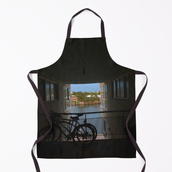 Item preview, Window to Beautiful BlueWater with Bicycle Silowet designed and sold by JLFXCreations.