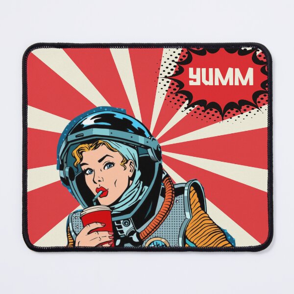 Item preview, retro astronaut comic girl designed and sold by comicc.