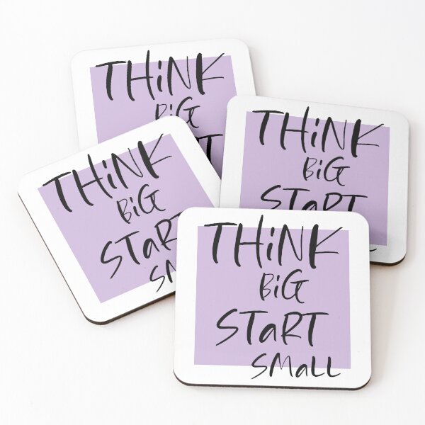 Item preview, Think big Start Small designed and sold by DMJPRINT.