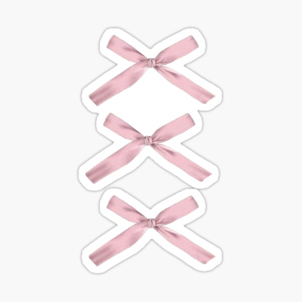 Coquette ribbon bows | Sticker