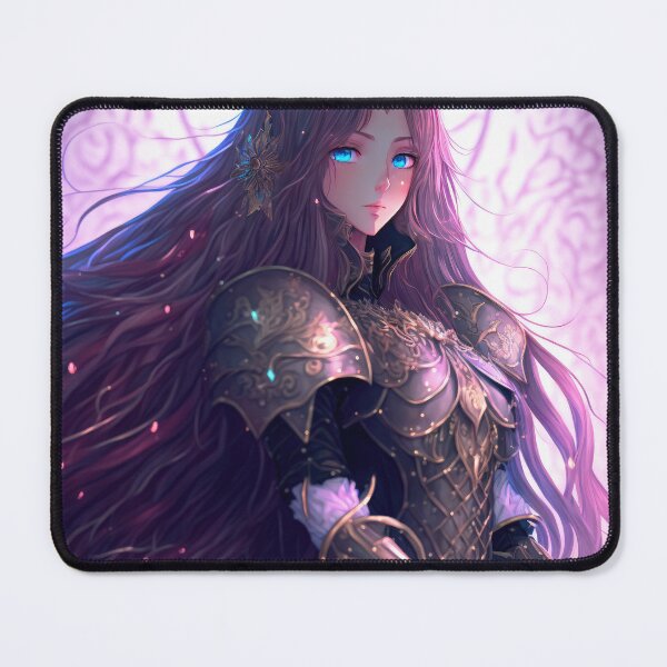 Item preview, Portrait of a fantasy female dark knight designed and sold by PJGartui.
