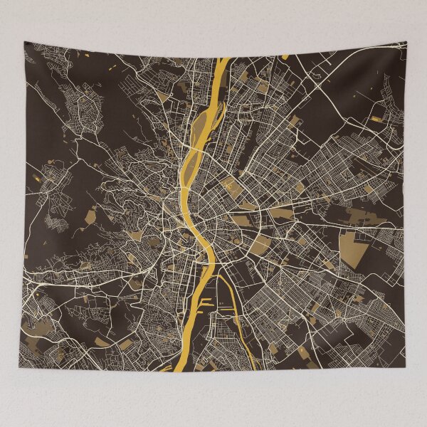 Item preview, Budapest City Map of Hungary - Pastel designed and sold by deMAP.