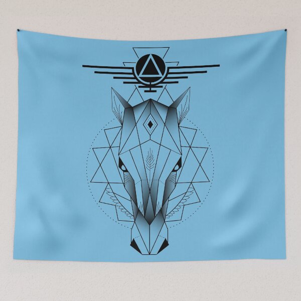 Item preview, Black Geometric Mustang designed and sold by FR3DXVII.