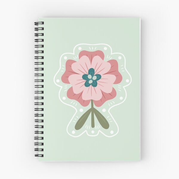 Item preview, Modern Pink and Mint Flower Design designed and sold by PaperRain.