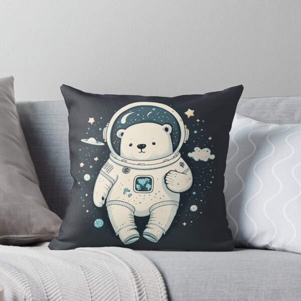 Item preview, Polar Bear Astronaut in Space designed and sold by SynthOasis.
