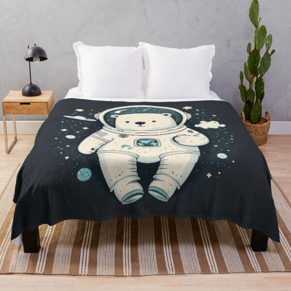 Item preview, Polar Bear Astronaut in Space designed and sold by SynthOasis.