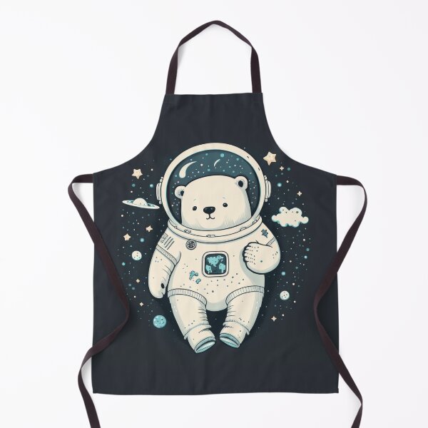 Item preview, Polar Bear Astronaut in Space designed and sold by SynthOasis.