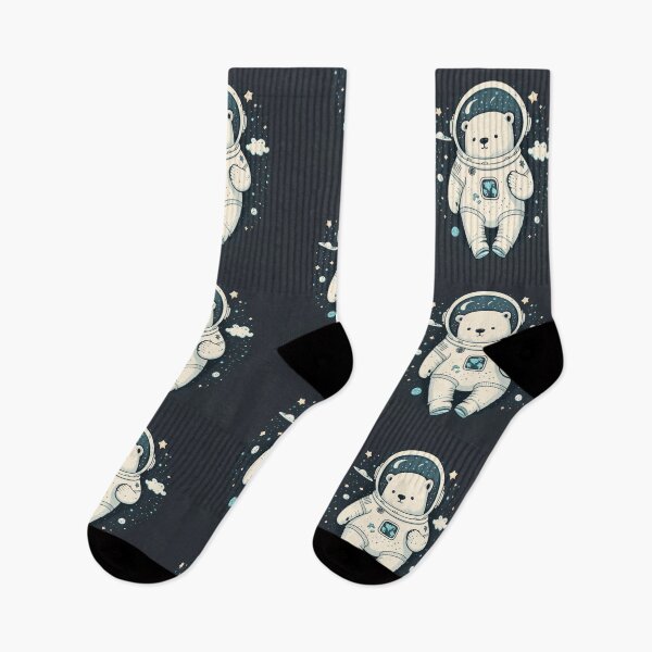 Item preview, Polar Bear Astronaut in Space designed and sold by SynthOasis.