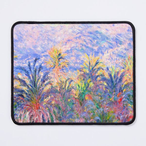 Item preview, Claude Monet Palm Trees at Bordighera,monet view of bordighera,claude monet famous paintings, designed and sold by Tamas Das.