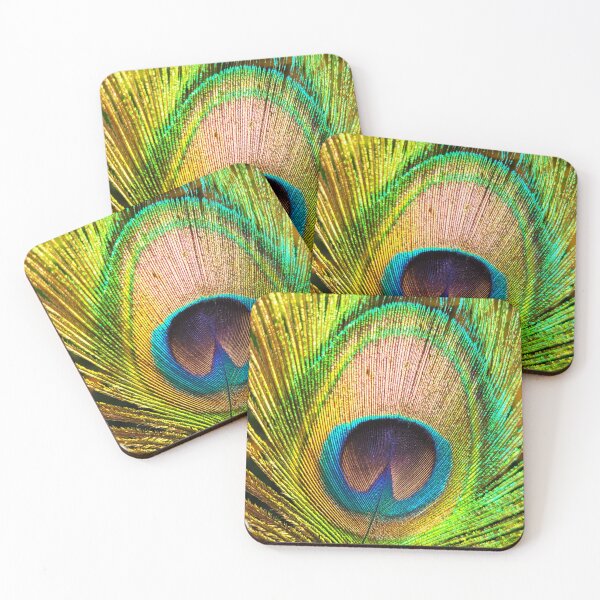 Item preview, Peacock feather photography - nature art bird feathers designed and sold by ArtByScience.