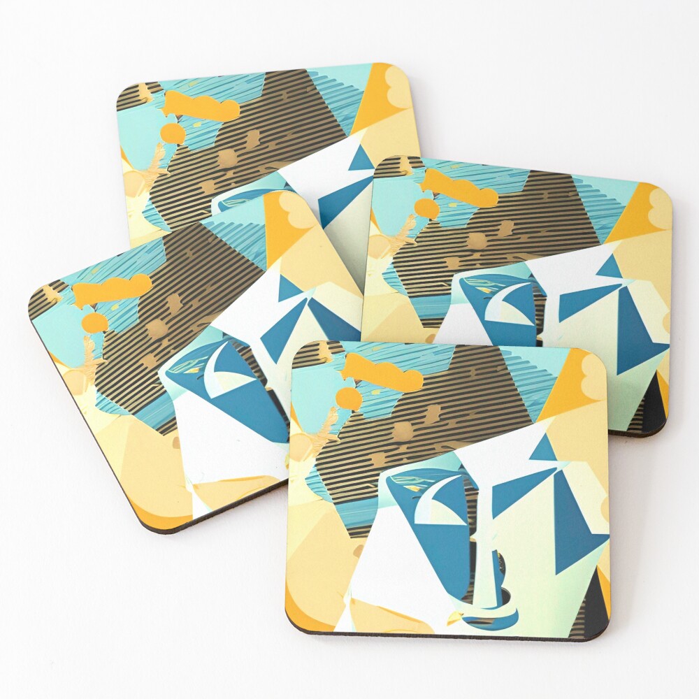 Item preview, Coasters (Set of 4) designed and sold by TiltedCode.