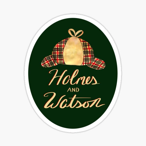 Holmes and Watson Sticker