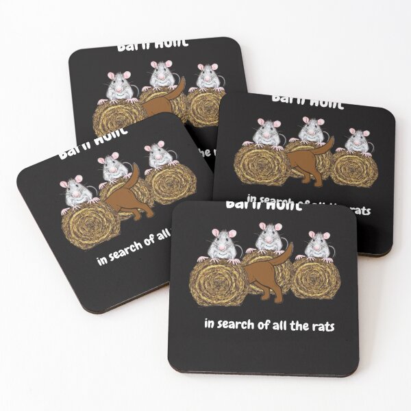 Item preview,  Funny Barn Hunt - in search of all the rats with a Chocolate Labrador Retriever designed and sold by Just4doglovers.