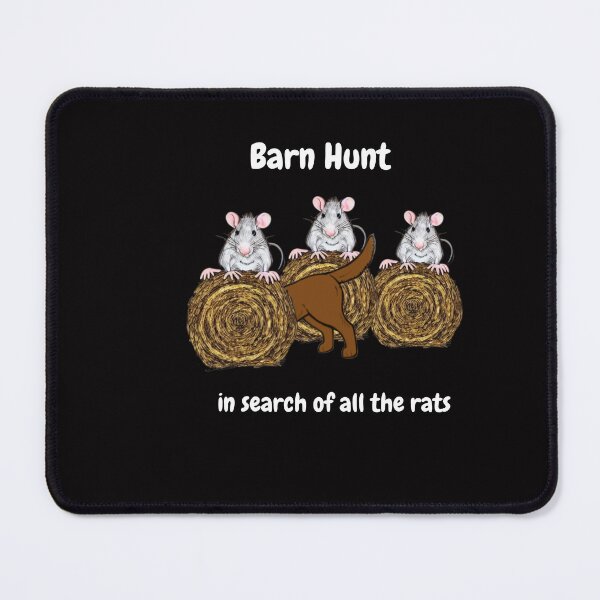 Item preview,  Funny Barn Hunt - in search of all the rats with a Chocolate Labrador Retriever designed and sold by Just4doglovers.