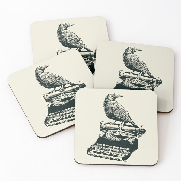 Item preview, Crow and Typewriter Collage designed and sold by Ztudio.