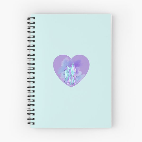 Item preview, Lavender Heart with Crystals designed and sold by printsbyemilyj.
