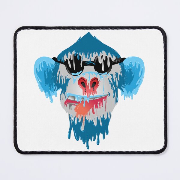 Item preview, Blue monkey grime art designed and sold by AmsaOza.