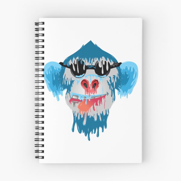 Item preview, Blue monkey grime art designed and sold by AmsaOza.