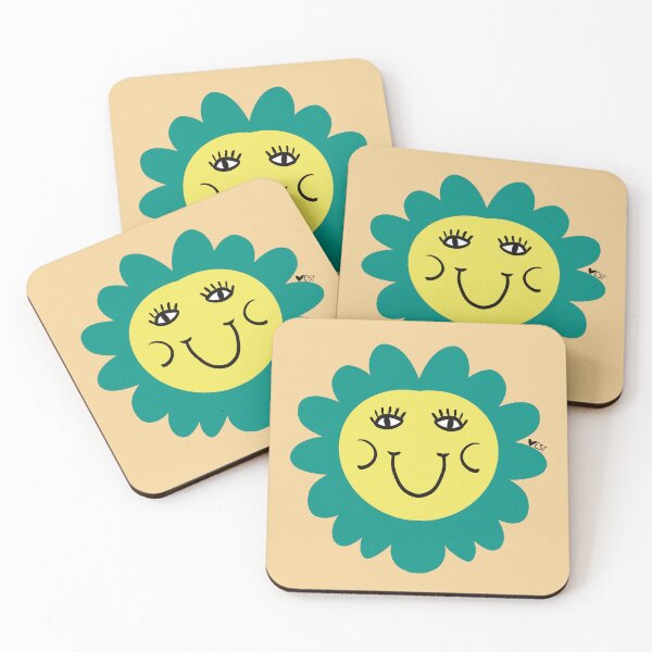 Item preview, Happy Flower designed and sold by GroovyVibesArt.