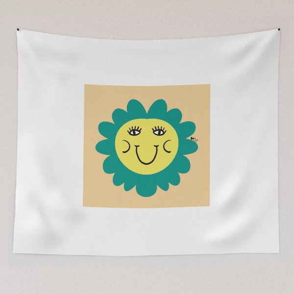 Item preview, Happy Flower designed and sold by GroovyVibesArt.