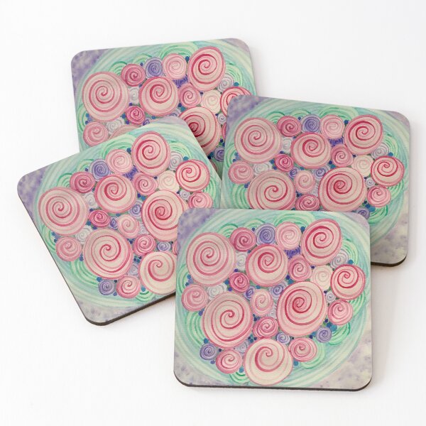 Item preview, Painted Colourful Bouquet - Art designed and sold by jolabrese.