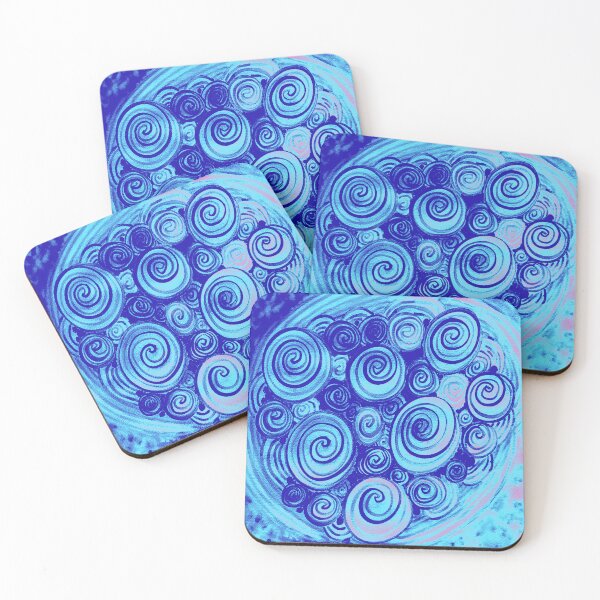 Item preview, Painted Blue Bouquet - Art designed and sold by jolabrese.