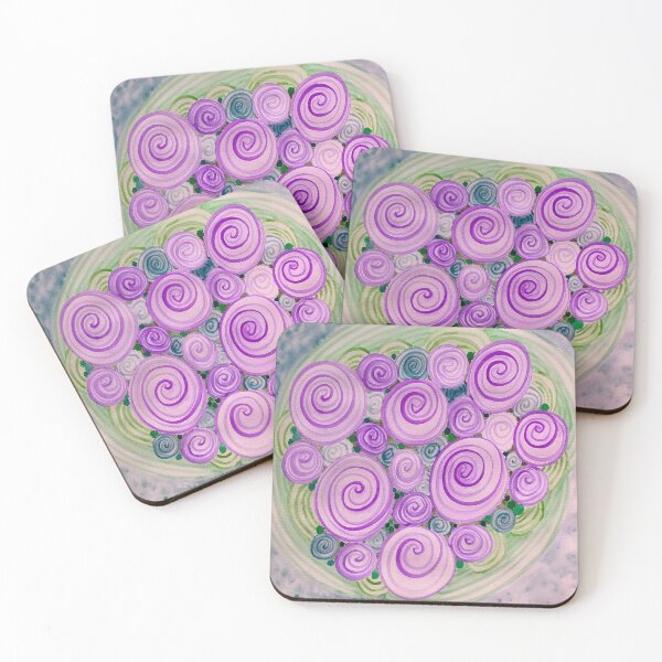 Item preview, Painted Purple Bouquet - Art designed and sold by jolabrese.