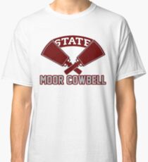 Joe Moorhead Moor Cowbell Hail State Mississippi State Football Classic T-Shirt