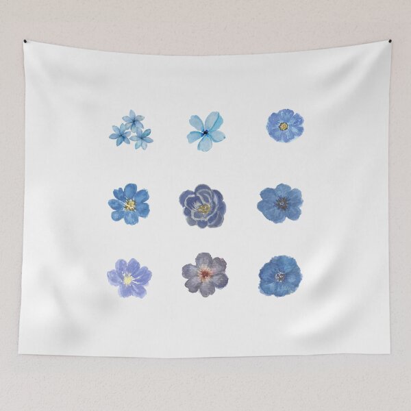 Item preview, Vibrant Blue Flowers: Elegant and Tranquil designed and sold by kingroy.