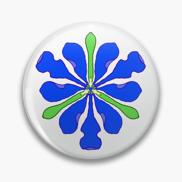 Item preview, Bright Blue Flower designed and sold by Betty Mackey.