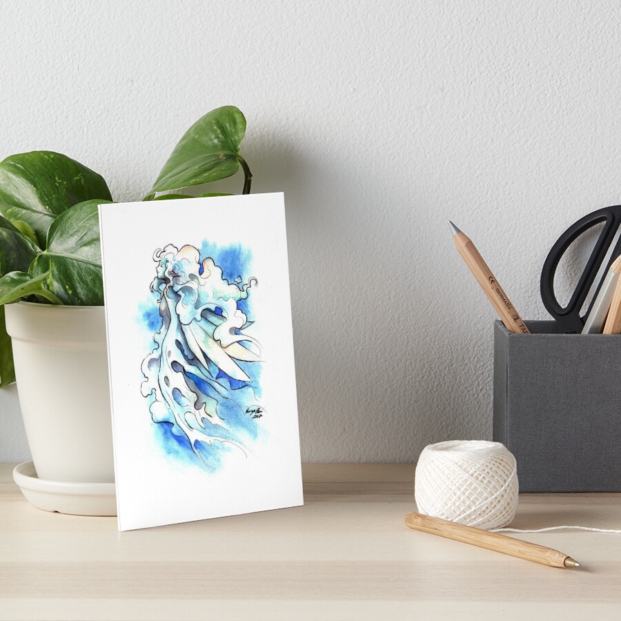 The Cloud Fairy Art Board Print