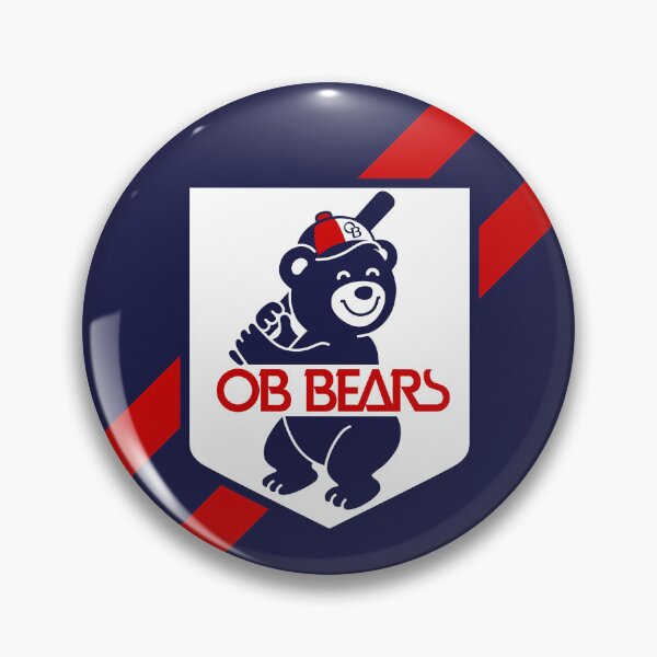 Item preview, RETRO OB BEAR on NAVY designed and sold by SeoulSights.