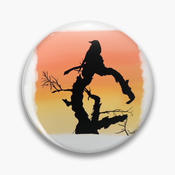 Item preview, Crow Silhouette Sunset  designed and sold by Fernheart Designs.